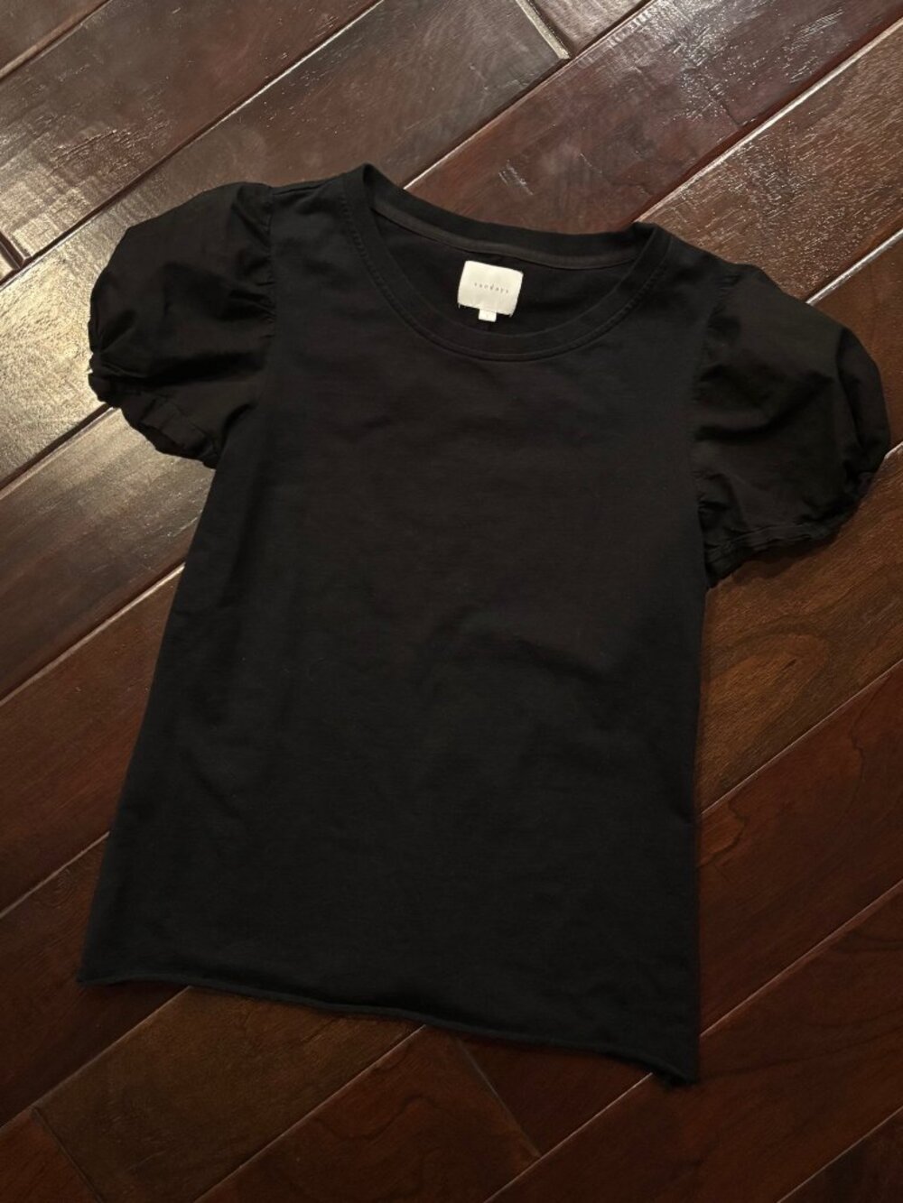 Sundays by wearesundays Puff Sleeve Blouse Top Womens Size 1
